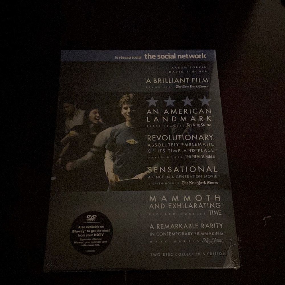 🎬NEW🎬 The Social Network DVD